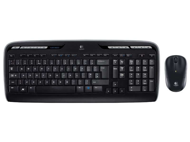 LOGITECH MK330 brezžična črna slovenska tipkovnica + miška