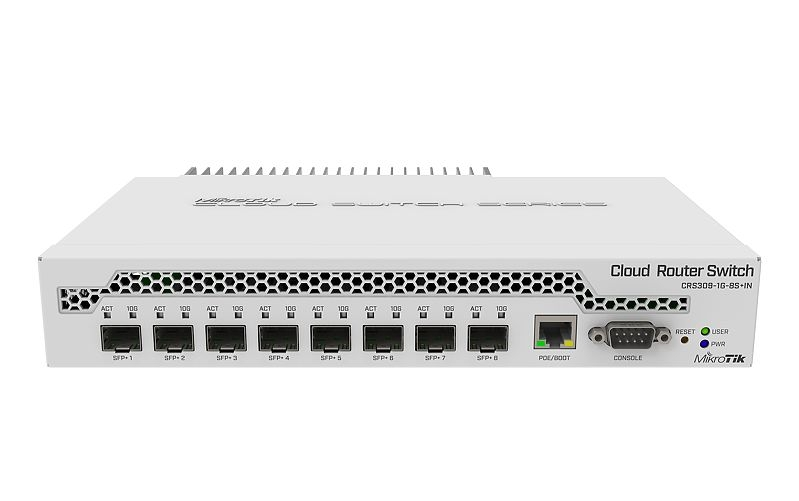 Mikrotik gigabitno stikalo z 8 SFP+ CRS309-1G-8S+IN