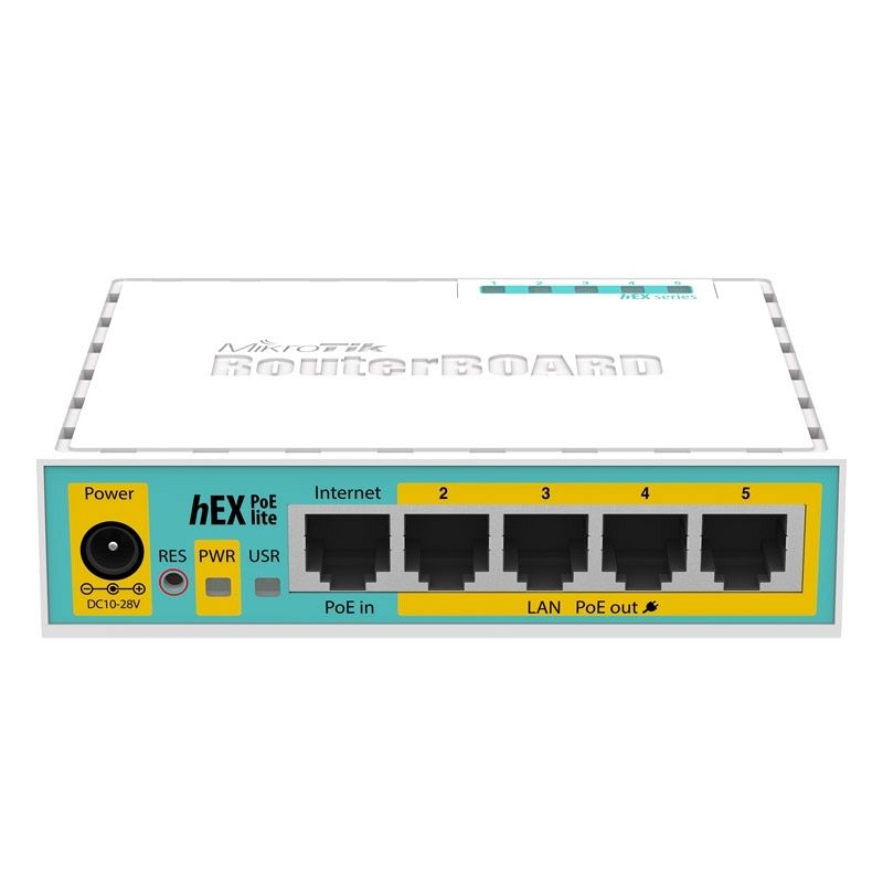 MikroTik hEX PoE lite usmerjevalnik (RB750UPr2)