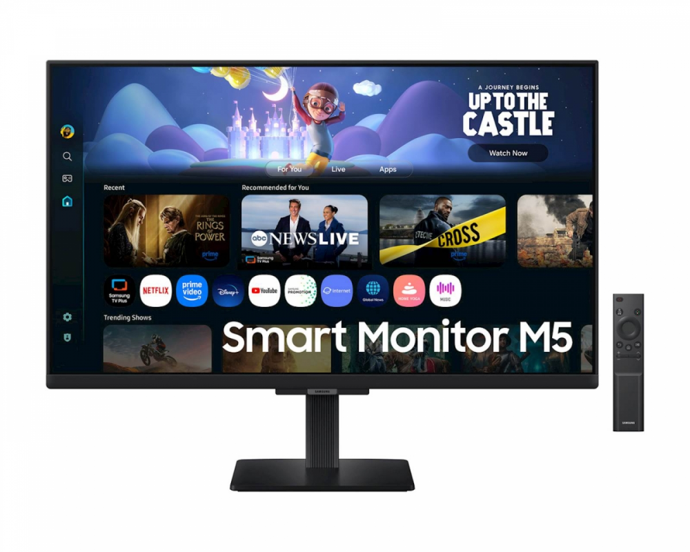 Monitor Samsung 27 M50F M5 Smart, IPS, 1920x1080, 2x HDMI, Wi-Fi 5, BT