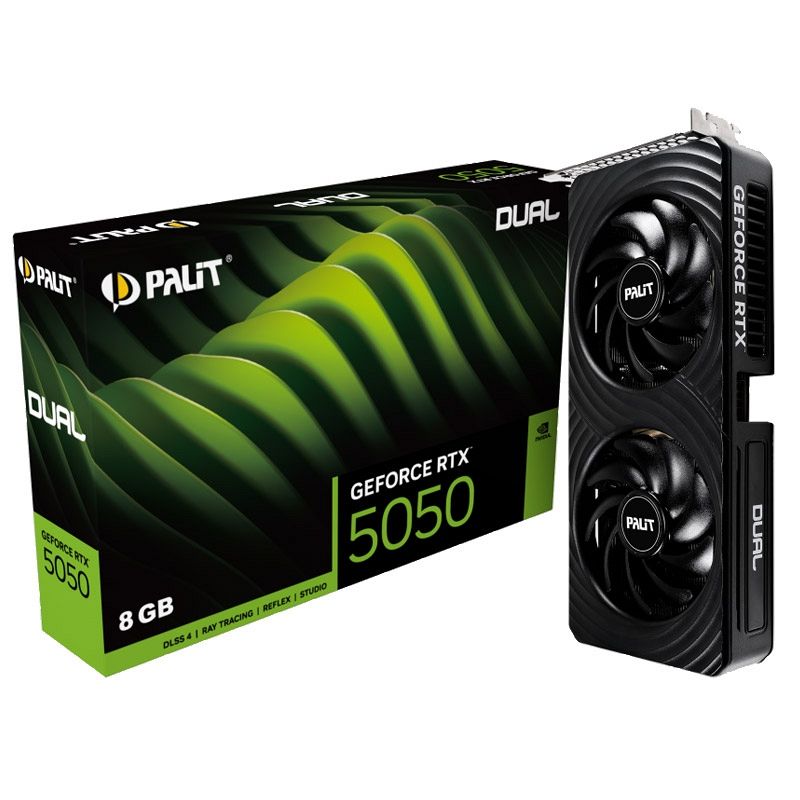 PALIT Dual GeForce RTX 5050 8GB GDDR6 grafična kartica