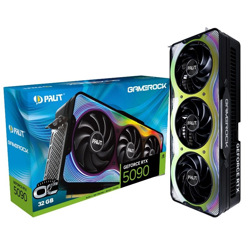 PALIT GeForce RTX 5090 GameRock OC 32GB GDDR7 ARGB grafična kartica