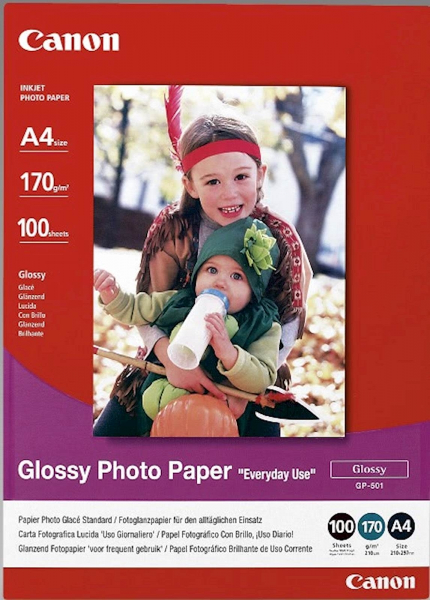 Papir CANON GP-501 A4; A4 / gloss / 200gsm / 100 listov
