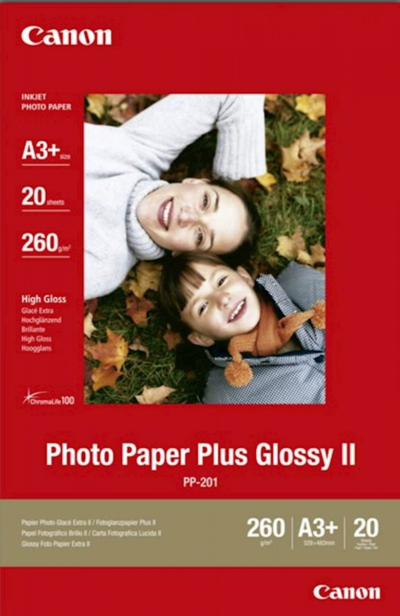 Papir CANON PP-201 A3; A3 / high gloss / 265gsm / 20 listov