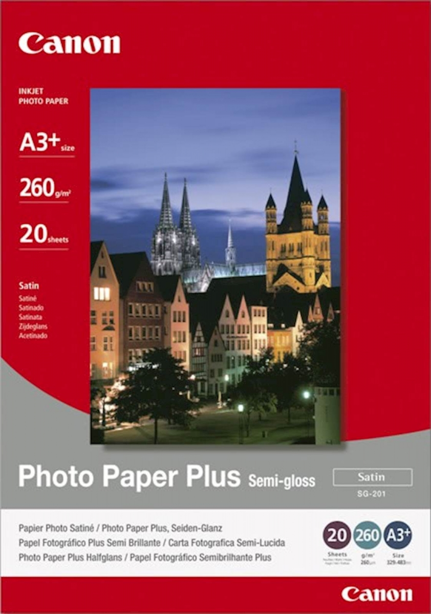 Papir CANON SG-201 A3; A3 / semi gloss / 260gsm / 20 listov