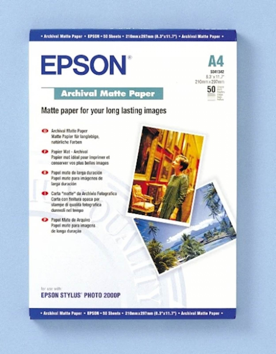 PAPIR EPSON A4, 50L ARCHIVAL MATTE