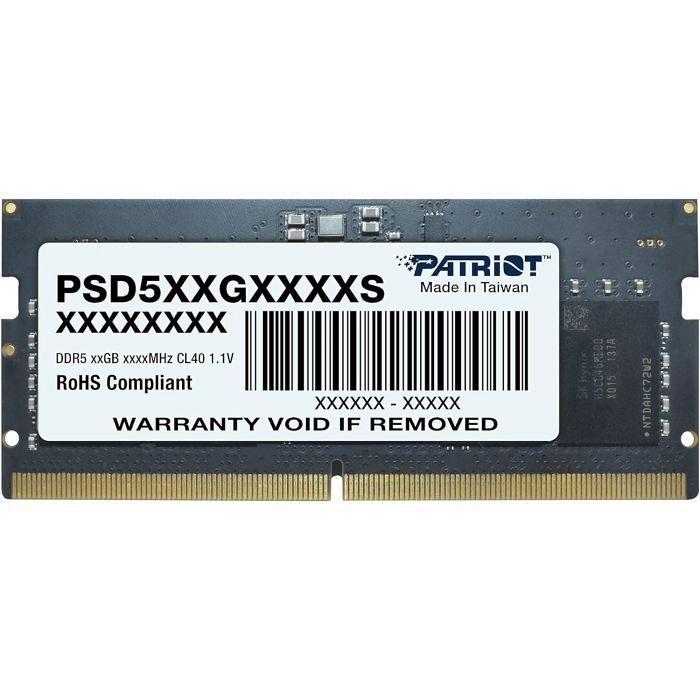 Patriot Signature Line 32GB DDR5-5600 SODIMM CL46, 1.1V