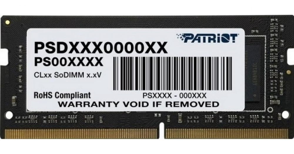 Patriot Signature Line 8GB DDR4-3200 DIMM PC4-25600 CL22, 1.2V
