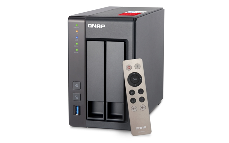 QNAP NAS strežnik za 2 diska, 2GB ram, 2x 1Gb mreža