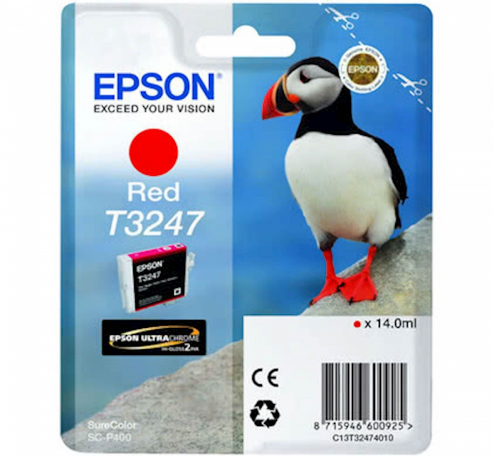 ČRNILO EPSON RED ZA SURECOLOR SC-P401, 14 ml