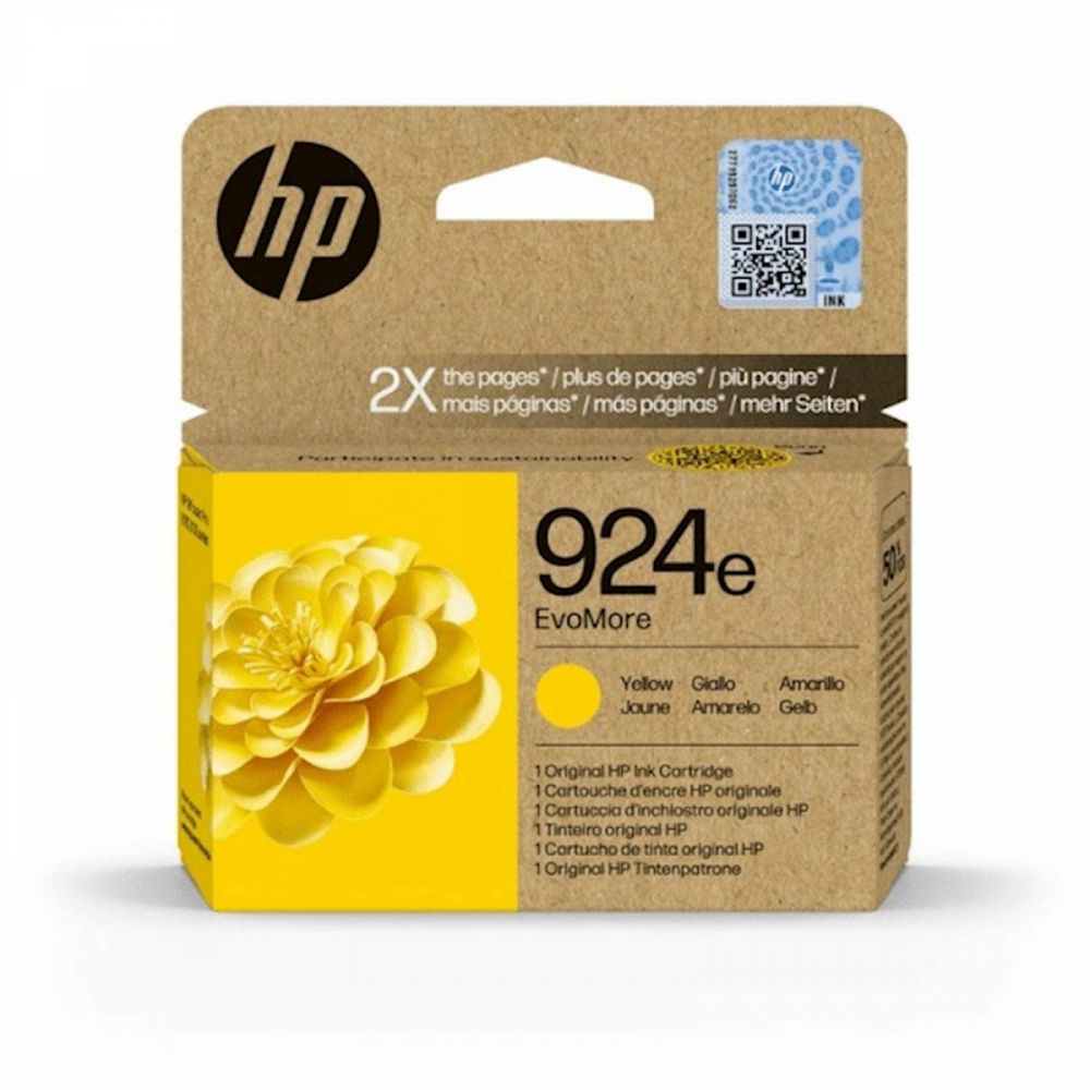 ČRNILO HP RUMENO 924e EvoMore za OfficeJet Pro 8135e/8120/ 8122e/8124e/8130/9132e ZA 800 STRANI