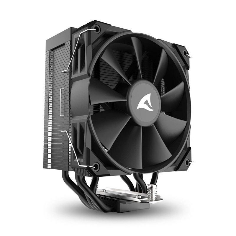 SHARKOON CPU A50 BLACK AIR COOLER 120mm PWM 220W procesorski hladilnik