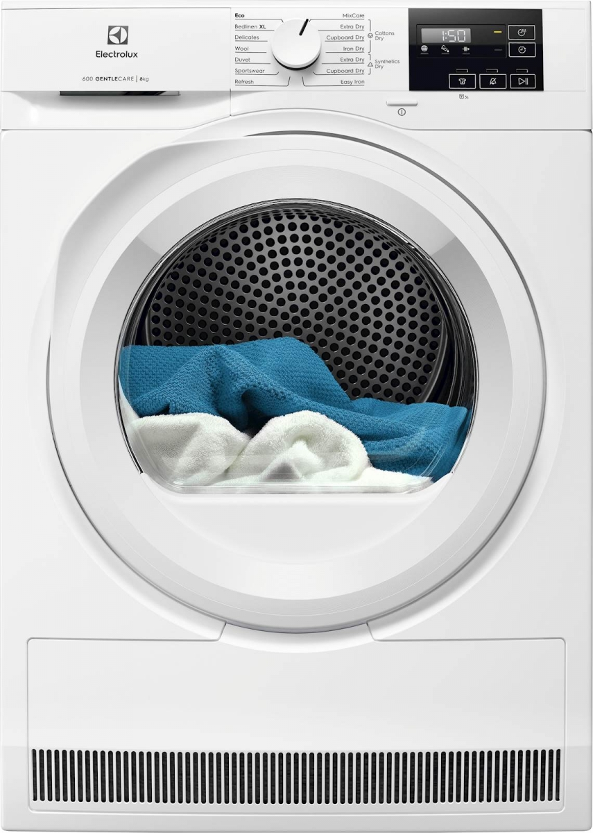 Sušilni stroj Electrolux EW6D28WE, toplotna črpalka, 8 kg
