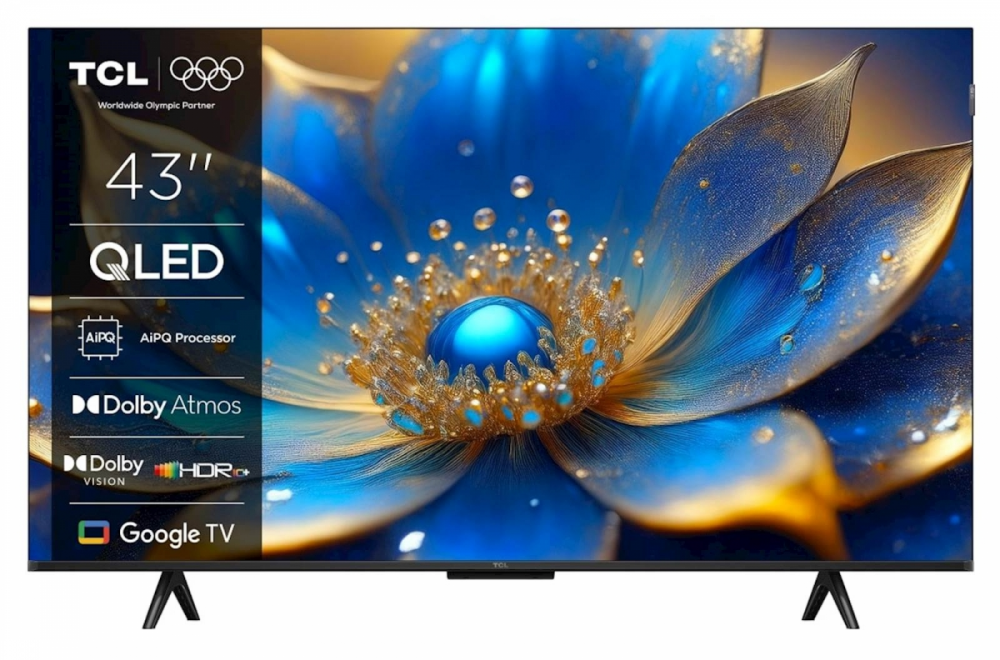 TCL 4K QLED TV 43P79K, Google TV,Dolby Vision & Atmos