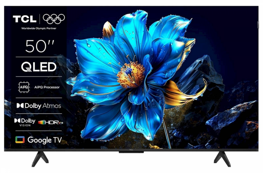 TCL 4K QLED TV 50P71K, Google TV, Dolby Vision & Atmos