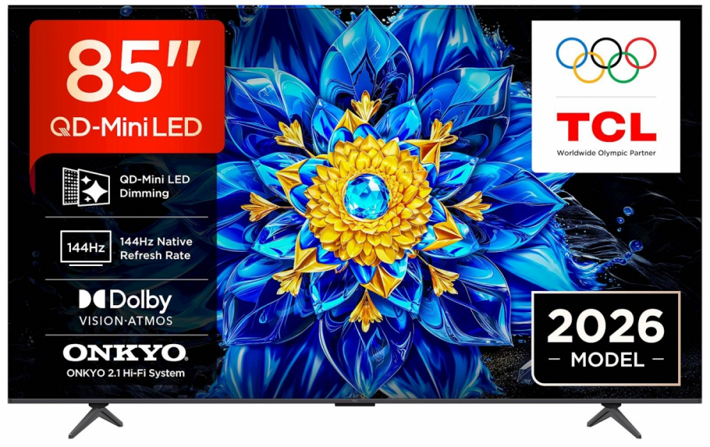 TCL 85 Premium QD-Mini LED TV 85P8L