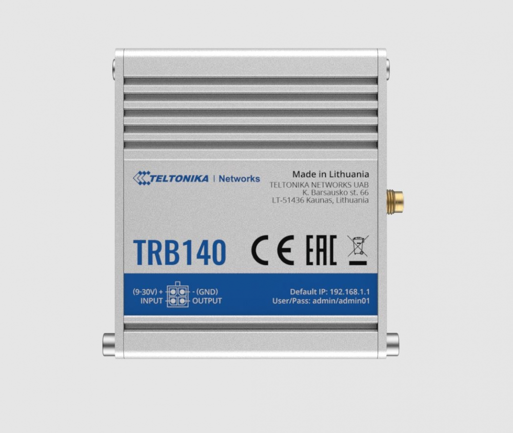 Teltonika industrijski LTE vmesnik TRB140