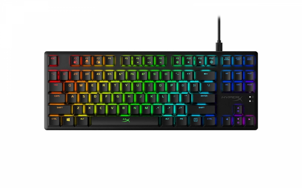 Tipkovnica HP HyperX Alloy Origins Core RGB, mehanična, HyperX Aqua Switch, linear, US