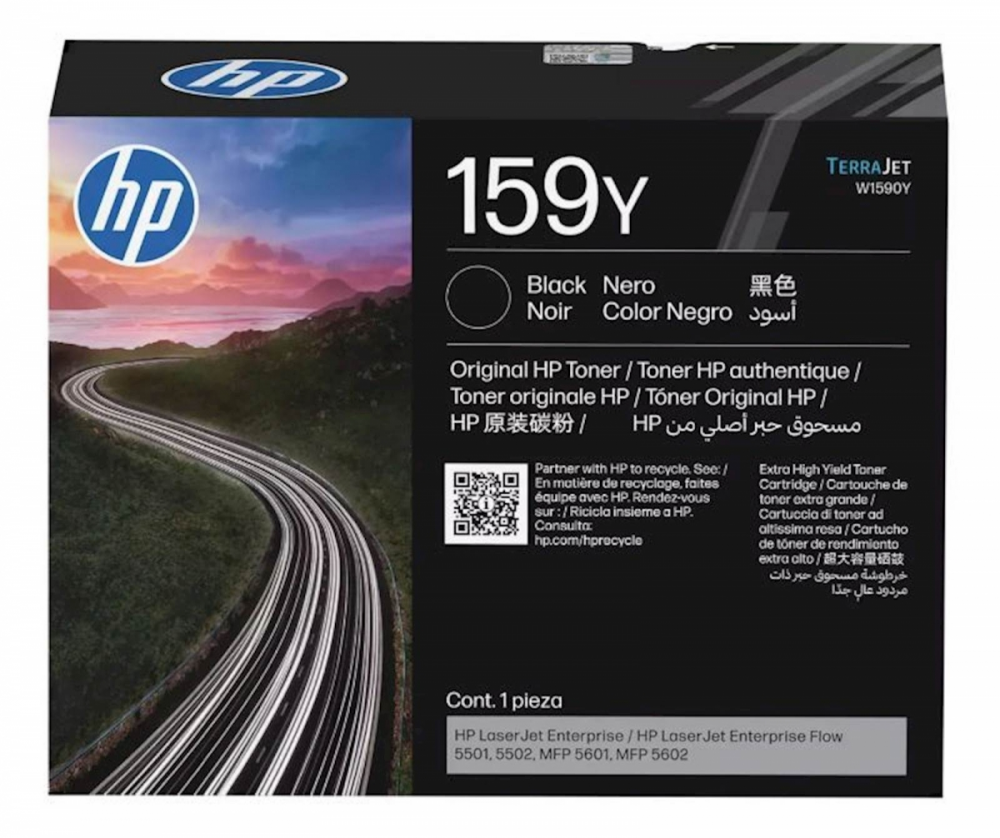 TONER HP 159Y ČRN ZA LJ ENTERPRISE 5501, 5502 MFP 5601, 5602  26.000 STRANI
