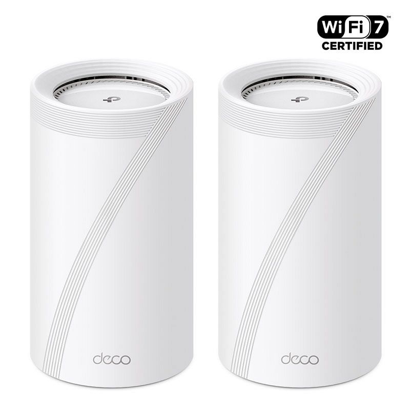 TP-LINK Deco BE85 BE19000 Tri-Band WiFi7 2-pack Mesh brezžični usmerjevalnik - router
