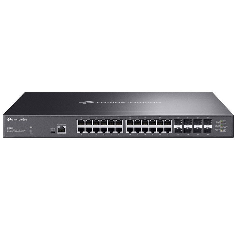 TP-LINK Omada SX3832 24-port 10GASE-T L2+ Managed 8x10GE SFP+ mrežno stikalo-switch