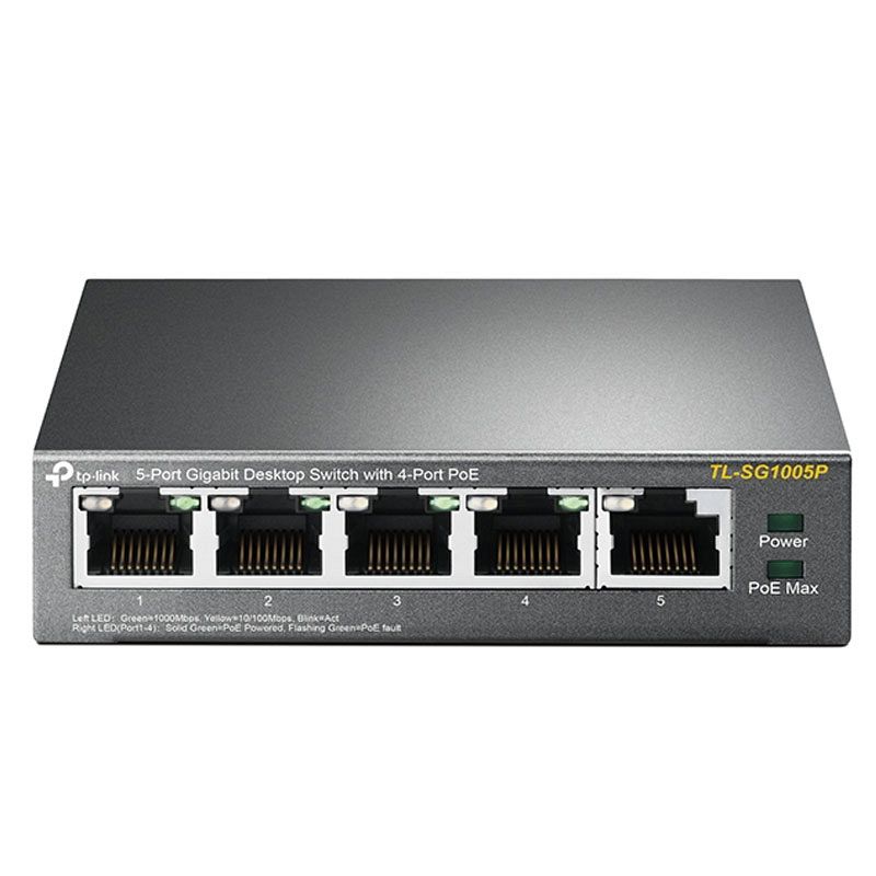 TP-LINK TL-SG1005P 5-port Gigabit s 4-port PoE mrežno stikalo-switch