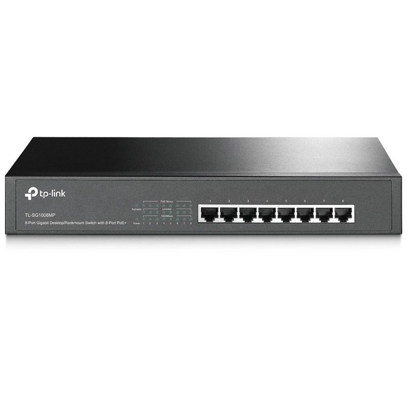 TP-LINK TL-SG1008MP 8-port gigabit 8xPoE+ 153W rack mrežno stikalo-switch