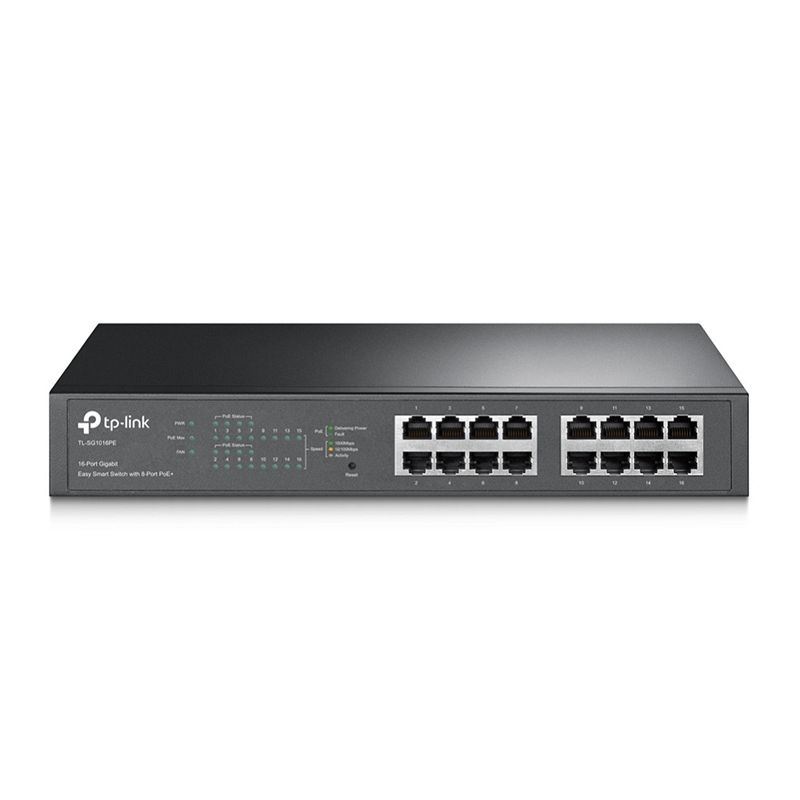 TP-LINK TL-SG1016PE V2 16-port gigabit 8xPoE+ 110W rack mrežno stikalo-switch