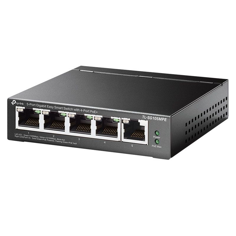 TP-LINK TL-SG105MPE 5-Port Gigabit 4xPoE+ 120W Easy Smart mrežno stikalo-switch