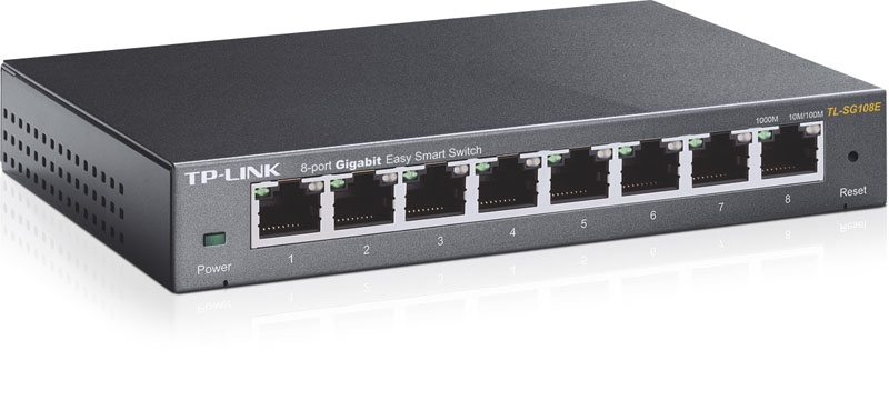 TP-LINK TL-SG108E 8-port gigabit Easy Smart mrežno stikalo-switch
