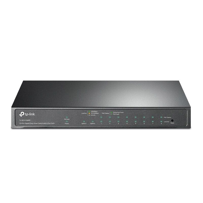 TP-LINK TL-SG1210MPE 10-Port Easy Smart Gigabit 8-Port PoE/PoE+ mrežno stikalo-switch