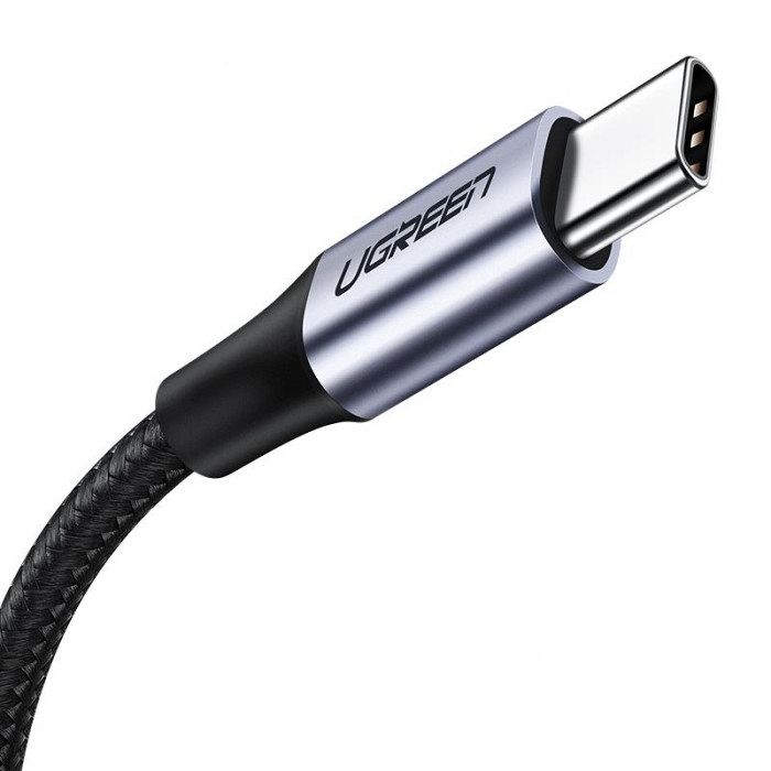 UGREEN USB A 2.0 na USB 3.0 tip C kabel 1.5m (črn) - polybag