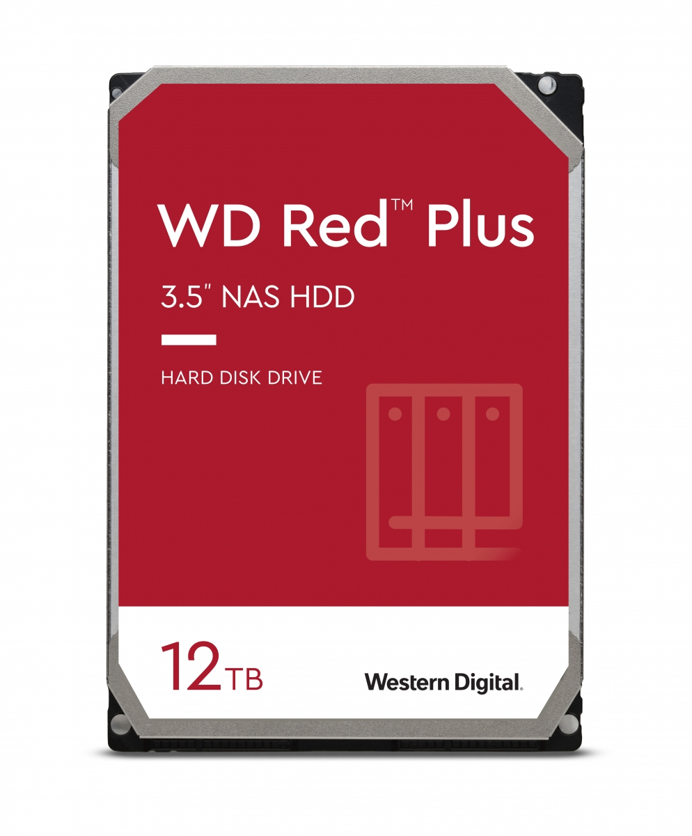 WD trdi disk 12TB SATA3, 6Gb/s, 7200, 256MB RED PLUS