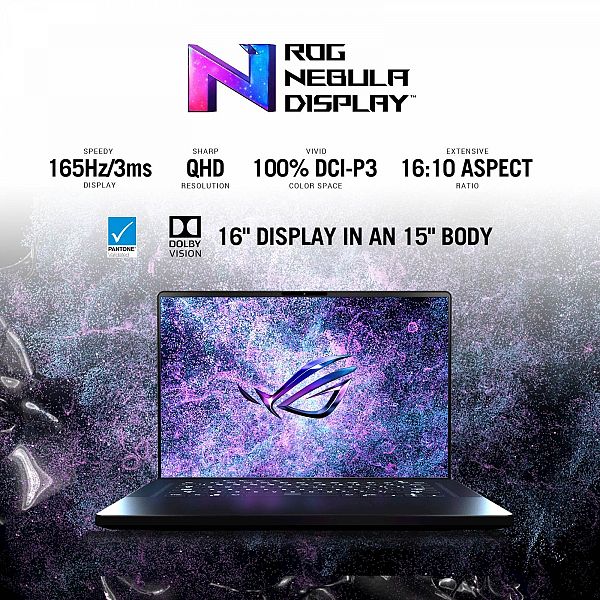 2022 ASUS ROG Zephyrus M16 GU603ZX-K8038W i9-12900H/32GB/2TB/16'' QHD 165Hz/RTX 3080 Ti/W11H