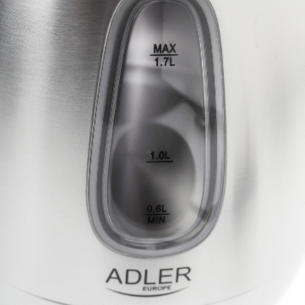 Adler grelnik vode 1,7 l 2000W jeklo