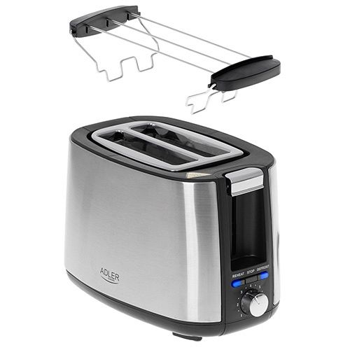 Adler opekač kruha in toaster 650W-750W AD3214 