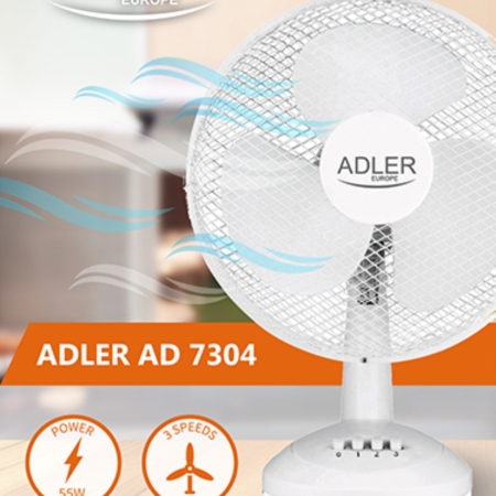 Adler namizni ventilator 40cm bel AD7304
