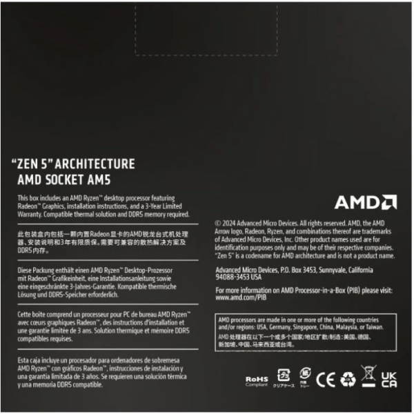 AMD Ryzen 9 9950X procesor AM5