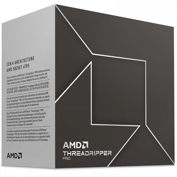 AMD Ryzen Threadripper 7955WX 4,5/5,3GHz 64MB sTR5 350W BOX brez hladilnika procesor
