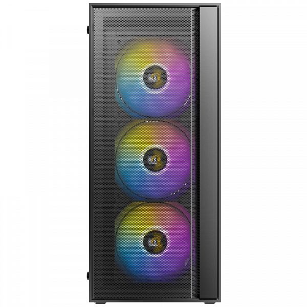 ANTEC AX65 ARGB Midi-T ATX okno gaming črno ohišje