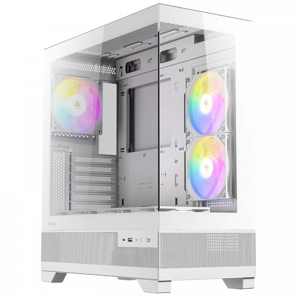 ANTEC CX700 RGB ELITE Mid-Tower okno belo gaming ohišje