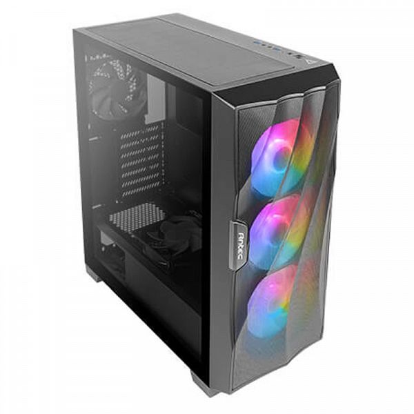 ANTEC DF700FLUX mid-Tower RGB (0-761345-80070-9) gaming okno črno ohišje