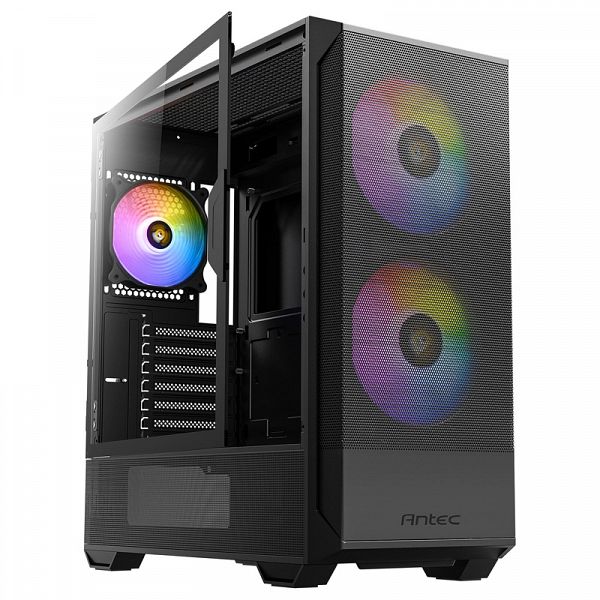 ANTEC NX416L ARGB Mid-Tower ATX okno črno gaming ohišje