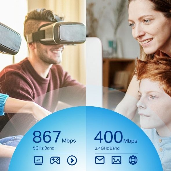 TP-LINK Archer T4U PLUS 1300Mbps Dual Band brezžična USB mrežna kartica
