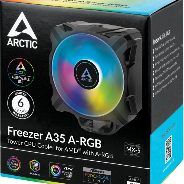 ARCTIC Freezer A35 A-RGB, hladilnik za desktop procesorje AMD