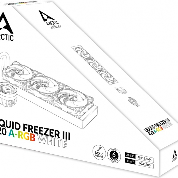 ARCTIC LIQUID FREEZER III 420mm A-RGB vodno hlajenje za INTEL/AMD procesorje