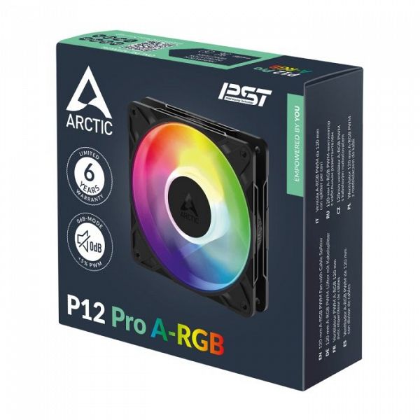 ARCTIC P12 PRO A-RGB 120mm 4-pin ventilator