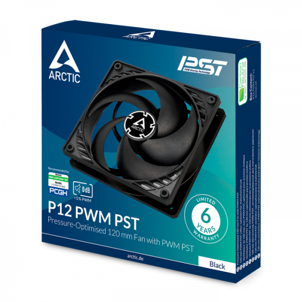 ARCTIC P12 PWM PST 120mm 4-pin ventilator