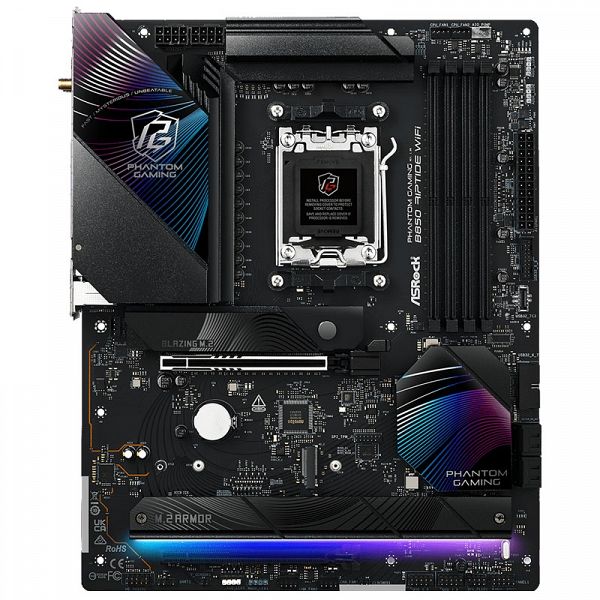 ASROCK Phantom Gaming B850 Riptide WiFi AM5 4xDDR5 ATX osnovna plošča
