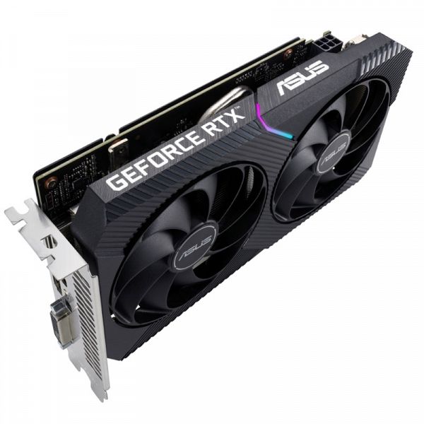 ASUS Dual GeForce RTX 3050 V2 OC 8GB GDDR6 (90YV0GH6-M0NA00) grafična kartica